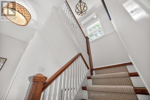 Upper Level Stairs W/ Window and High Ceilings - 30 Edgewood Crescent, Toronto, ON 