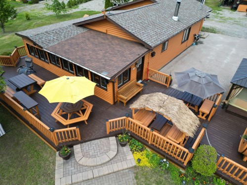Aerial View - 713 Ch. Du Pin-Rouge, Laverlochère-Angliers, QC - Outdoor With Deck Patio Veranda With Exterior