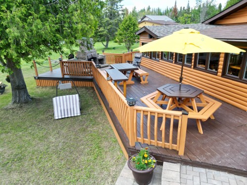 Patio - 713 Ch. Du Pin-Rouge, Laverlochère-Angliers, QC - Outdoor With Deck Patio Veranda With Exterior