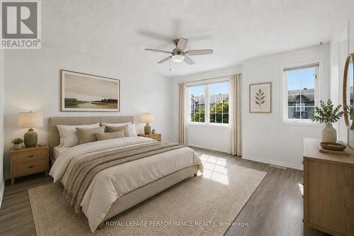 Virtually staged primary bedroom - 277 Rolling Meadow Crescent, Ottawa, ON 