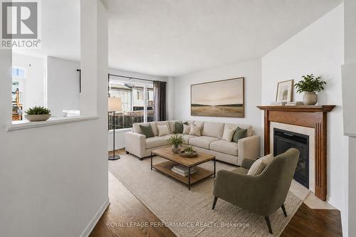 Virtually staged living room - 277 Rolling Meadow Crescent, Ottawa, ON 