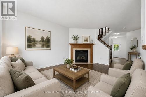 Virtually staged living room - 277 Rolling Meadow Crescent, Ottawa, ON 