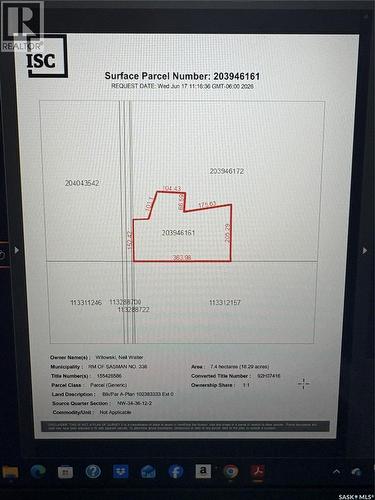 Witowski Acreage, Sasman Rm No. 336, SK 