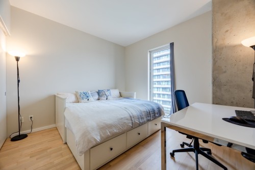 Bedroom - 2706-350 Boul. De Maisonneuve O., Montréal (Ville-Marie), QC 