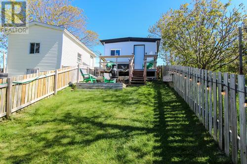 Fenced backyard with two sheds. - 92 Watson Crescent, St. John'S, NL 
