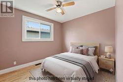 This bedroom has been virtually staged - 