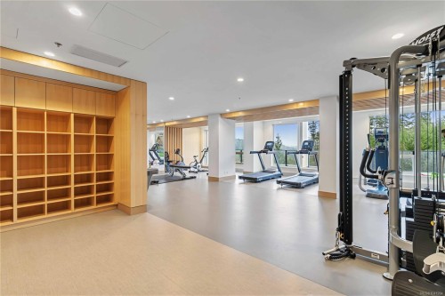 #1006-2000 Hannington Rd, Langford, BC - Indoor Photo Showing Gym Room