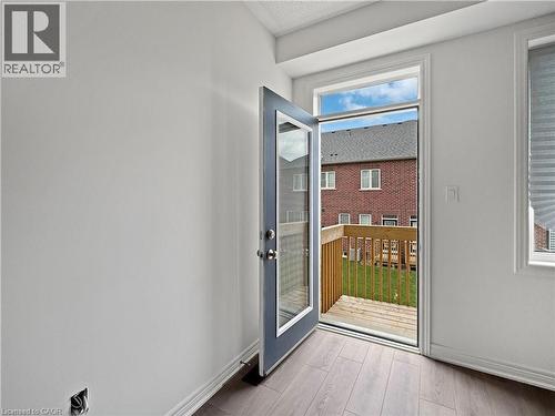 BALCONY FROM LIVING ROOM - 82 Gledhill Crescent, Cambridge, ON - Indoor Photo Showing Other Room