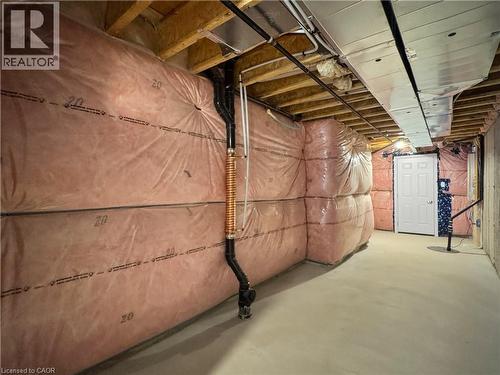 VIEW TO COLD ROOM - 82 Gledhill Crescent, Cambridge, ON - Indoor Photo Showing Basement