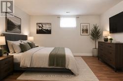 Virtually staged 5th bedroom - 
