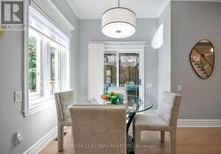 Bright breakfast nook with walkout to deck! - 