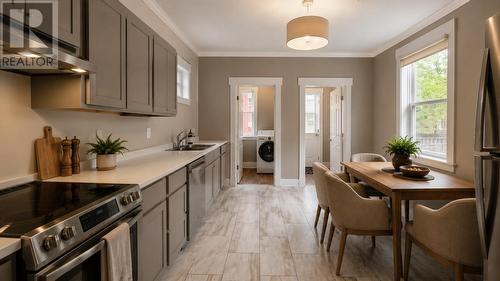Apt A Kitchen — Virtually Staged - 8 Blatch Avenue, St. John'S, NL 