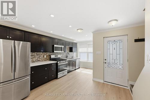 Kitchen/Dining area - 309 Cope Street, Hamilton, ON - Indoor Photo Showing Kitchen With Stainless Steel Kitchen