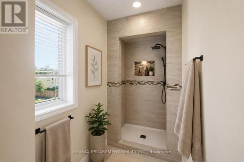Virtually Staged - Main Bathroom - 3 Piece - 309 Cope Street, Hamilton, ON - Indoor Photo Showing Bathroom
