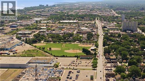 Expansive aerial perspective showcasing a vibrant urban landscape - 309 Cope Street, Hamilton, ON - Outdoor With View
