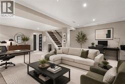 Basement. Virtually Staged - 