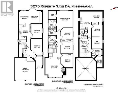 5275 Ruperts Gate Drive, Mississauga, ON 