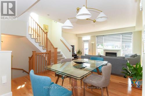 51 Drouin Avenue, Ottawa, ON - Indoor Photo Showing Dining Room With Fireplace