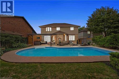 59 Randolf Court, Hamilton, ON - Outdoor With In Ground Pool With Deck Patio Veranda With Backyard With Exterior