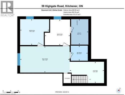 Floor plan - 59 Highgate Road Unit# 2, Kitchener, ON 