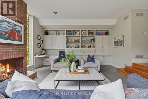 Back inside: Sunken Family Room - 41 Ridge Drive, Toronto, ON 
