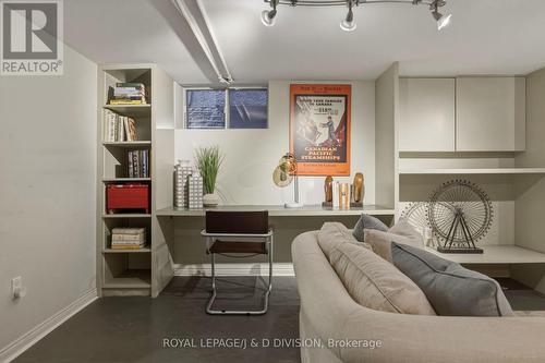 Lower Level Office in Recreation Room - 41 Ridge Drive, Toronto, ON 
