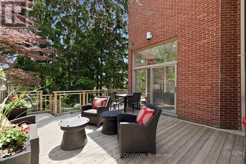 Family Room leads to huge Deck - 41 Ridge Drive, Toronto, ON 