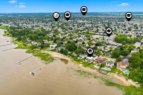 Photo aérienne - 33 Rue Rochefort, Repentigny (Repentigny), QC - Outdoor With Body Of Water With View