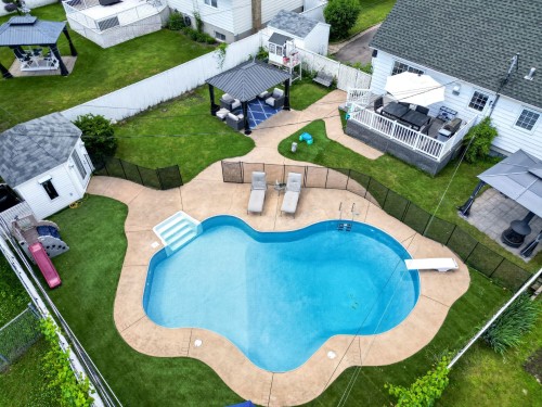 Aerial View - 422 Rue St-Laurent, Saint-Eustache, QC 