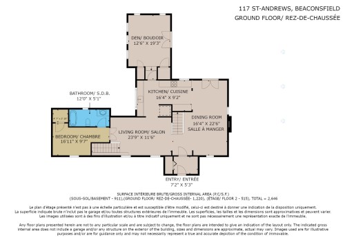 Floor Plan - 117 Av. St-Andrew, Beaconsfield, QC 