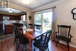 dining area with deck access - 