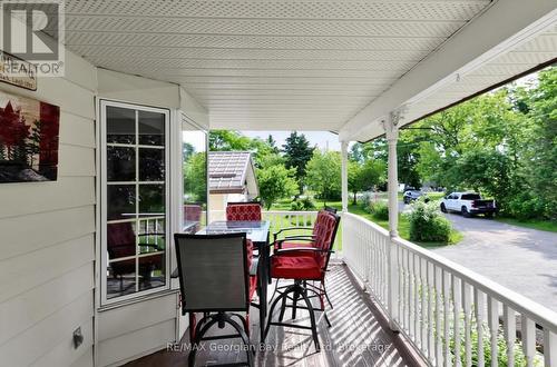 FRONT COVERED DECK - 4 Moore Avenue, Tay, ON - Outdoor With Deck Patio Veranda With Exterior