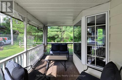 FRONT SCREENED DECK - 4 Moore Avenue, Tay, ON - Outdoor With Deck Patio Veranda With Exterior