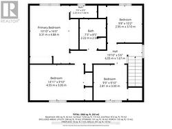 Second floor layout - 