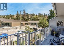 Back patio looking across to new daycare building. - 