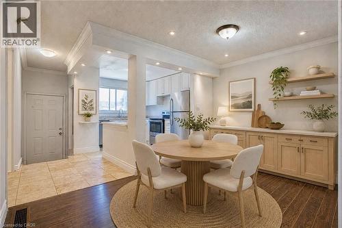 Virtually Staged - 75 Berkindale Drive Unit# 85, Hamilton, ON - Indoor Photo Showing Dining Room
