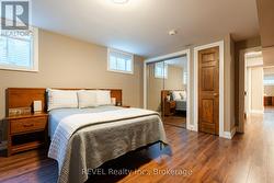 Lower level Bedroom with adjacent 4pc bath. - 