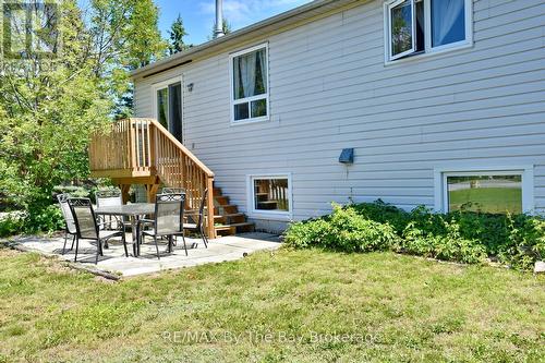 BackYard with Deck and Seating Area - 2 Birchmount Circle, Wasaga Beach, ON 