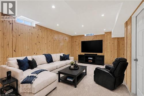 Virtually Staged Photo - 240 Emick Drive, Hamilton, ON - Indoor Photo Showing Living Room