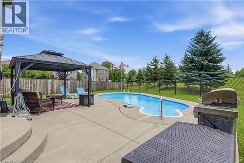240 Emick Drive, Hamilton, ON - Outdoor With In Ground Pool With Backyard
