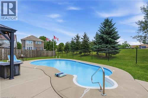 240 Emick Drive, Hamilton, ON - Outdoor With In Ground Pool With Backyard