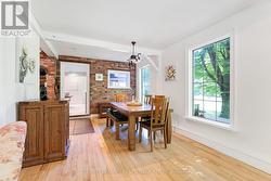 Accent brick wall adds country charm - 