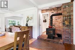 Cozy woodstove for cool evenings & wintery days - 