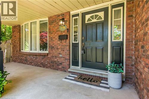 Front Porch - 1774 Old Mill Road, Kitchener, ON - Outdoor With Deck Patio Veranda With Exterior