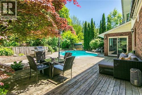 1774 Old Mill Road, Kitchener, ON - Outdoor With In Ground Pool With Deck Patio Veranda With Exterior