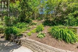Steps to play area - 