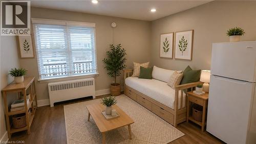 VIRTUALLY STAGED space - 181 King Street E Unit# 8, Kitchener, ON 