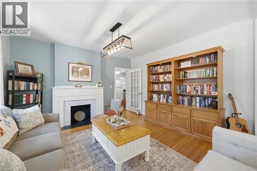 112 Sydenham Street, Brantford, ON - Indoor Photo Showing Living Room With Fireplace