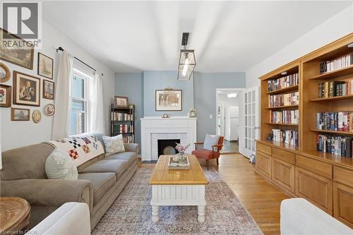 112 Sydenham Street, Brantford, ON - Indoor Photo Showing Living Room With Fireplace