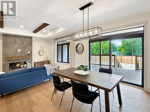37 Deerview Drive, Quinte West (Murray Ward), ON - Indoor Photo Showing Dining Room With Fireplace